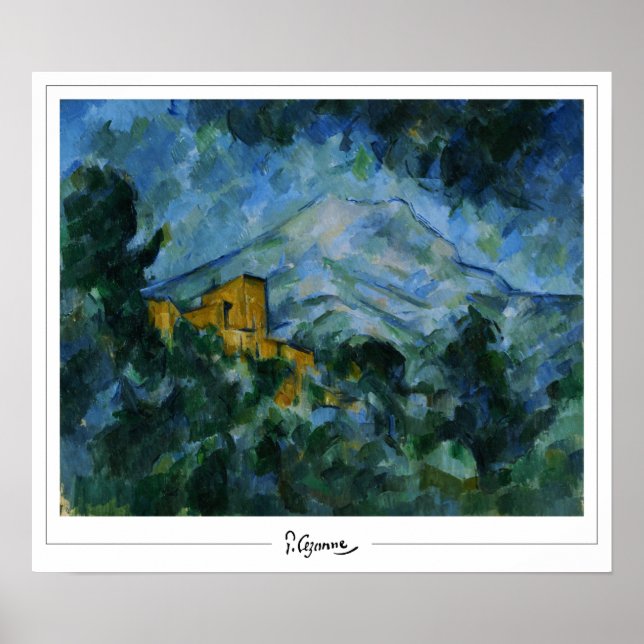 Paul Cézanne Zedign Art Poster #68 (Framsidan)