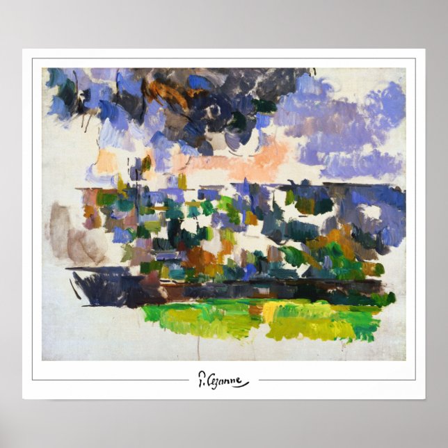 Paul Cézanne Zedign Art Poster #682 (Framsidan)