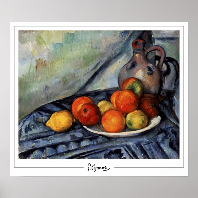 Paul Cézanne Zedign Art Poster #71 (Framsidan)