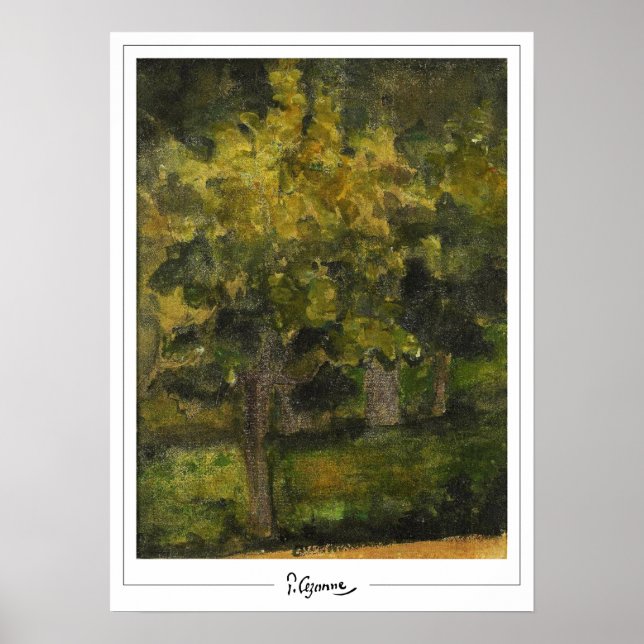 Paul Cézanne Zedign Art Poster #724 (Framsidan)