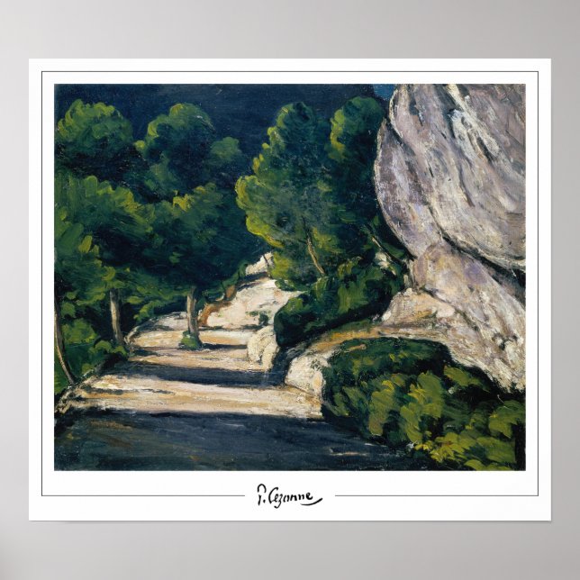 Paul Cézanne Zedign Art Poster #74 (Framsidan)