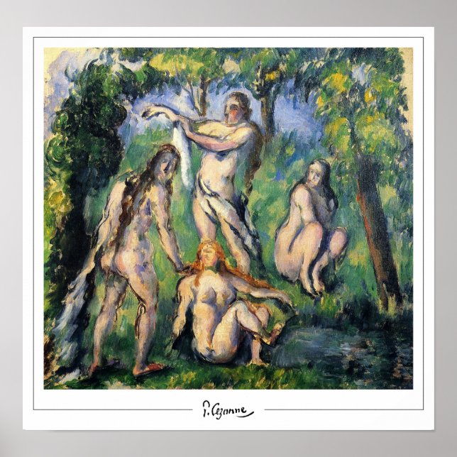Paul Cézanne Zedign Art Poster #786 (Framsidan)