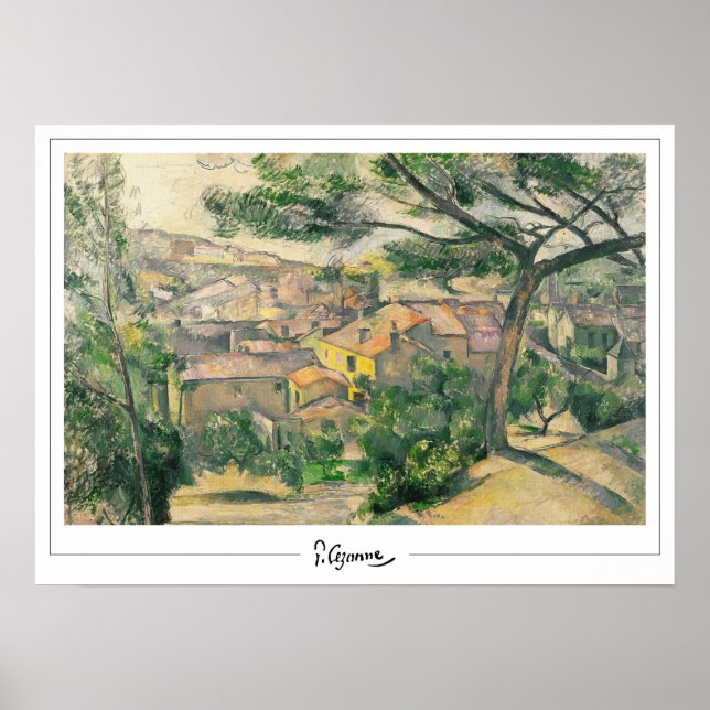 Paul Cézanne Zedign Art Poster nr 246 (Framsidan)