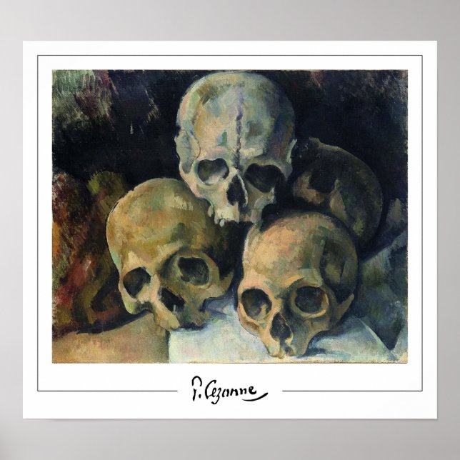Paul Cézanne Zedign Art Poster nr 250 (Framsidan)