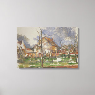 Paul Cezzane - Winter Ligcape, Giverny Canvastryck