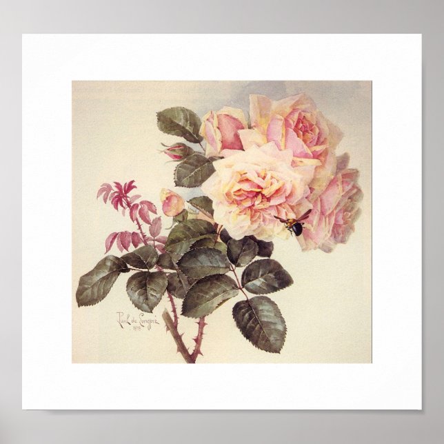 Paul de Longpre Poster (Framsidan)