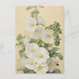 Paul De Longpre - Stockrosor 1901 Inbjudningar