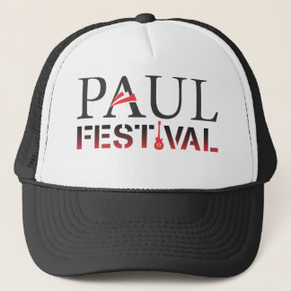Paul festivalsvart & vittruckerkeps keps