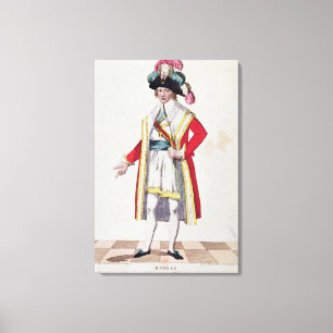 Paul Francois Jean Nicolas Vicomte de Barras Canvastryck