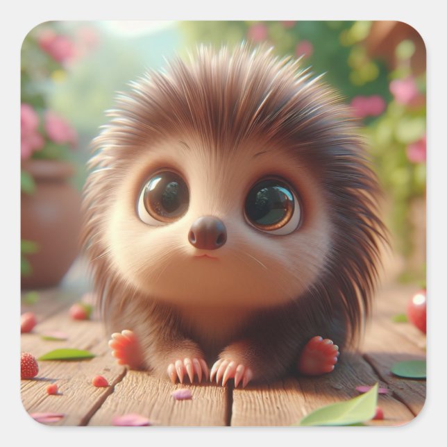 Paul Fyrkantigt Klistermärke (Framsida)