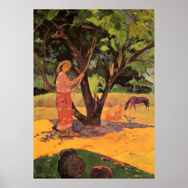 Paul Gaugin - Lemon Picker Poster (Framsidan)