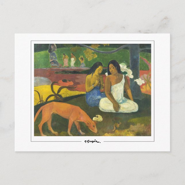 Paul Gauguin #144 - Finkonstkort Vykort (Framsida)