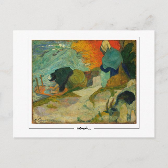 Paul Gauguin #17 - Fin Art Postcard Vykort (Framsida)