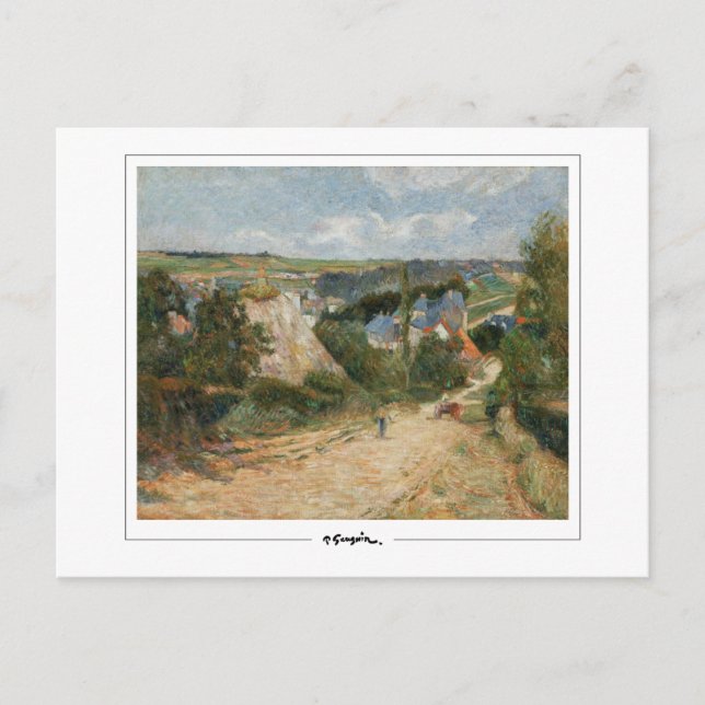 Paul Gauguin #21 - vykort för konstföremål (Framsida)