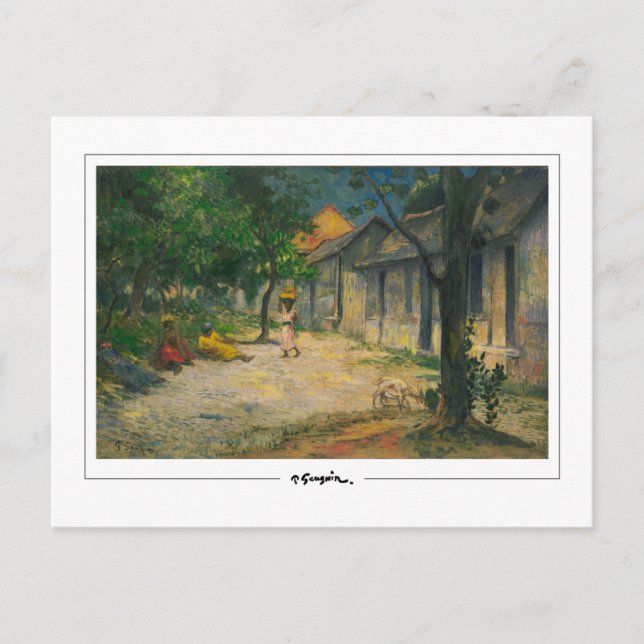 Paul Gauguin #496 - Finkonstkort Vykort (Framsida)