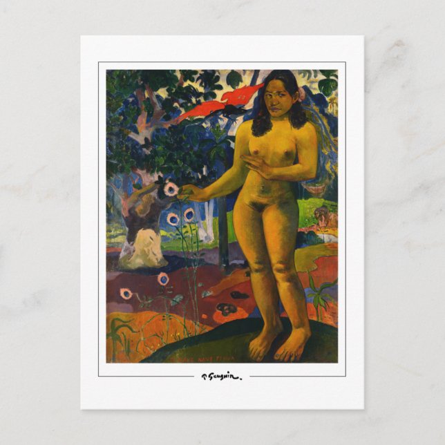 Paul Gauguin #4 - Finkonstkort Vykort (Framsida)