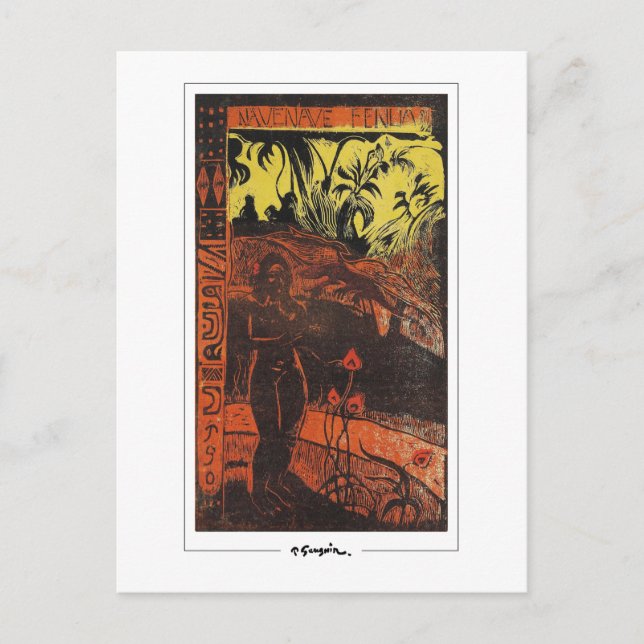 Paul Gauguin #513 - Fin Art Postcard Vykort (Framsida)