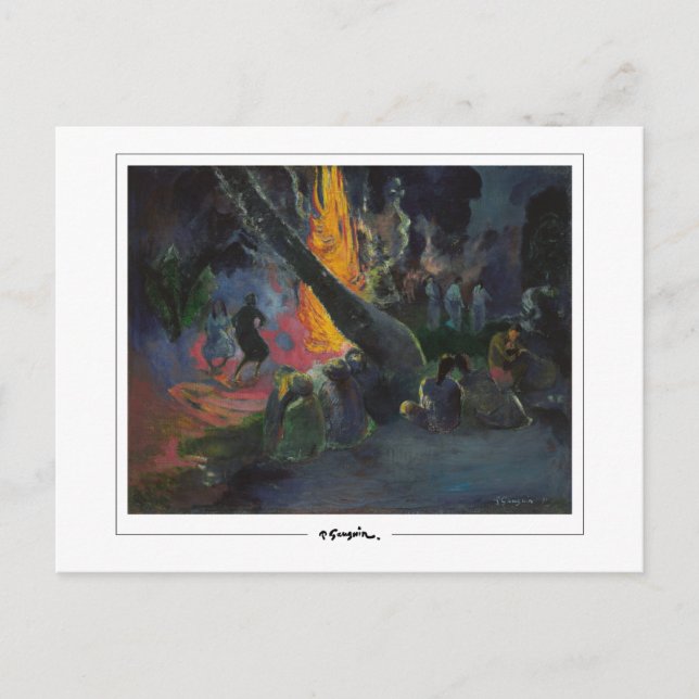 Paul Gauguin #5 - vykort för konst (Framsida)