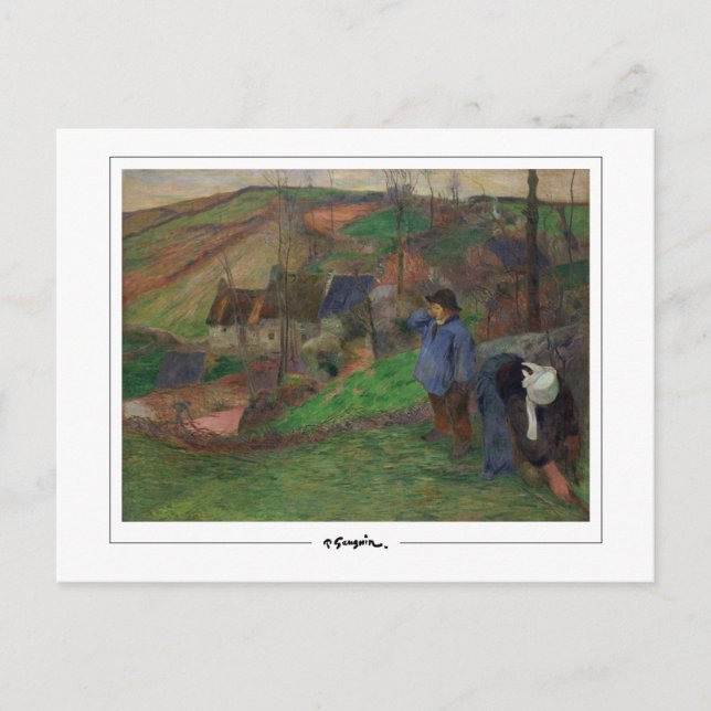 Paul Gauguin #611 - Fin Art Postcard Vykort (Framsida)