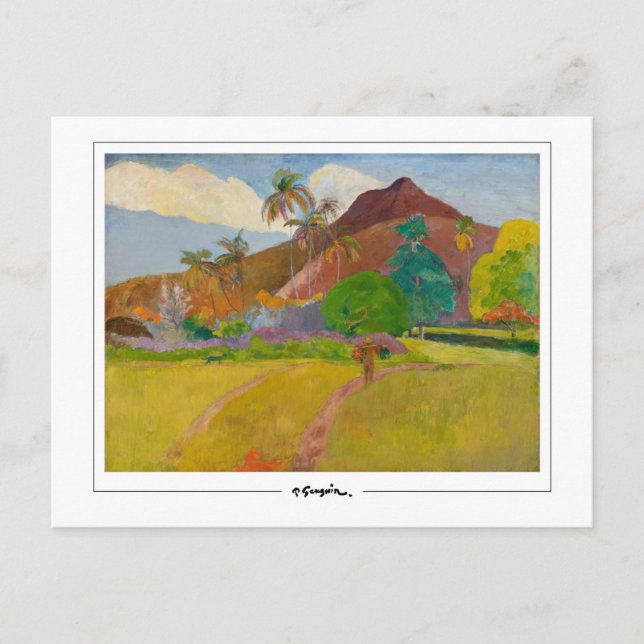Paul Gauguin #98 - Finkonstkort Vykort (Framsida)