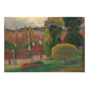 Paul Gauguin - A Farm in Brittany Fototryck
