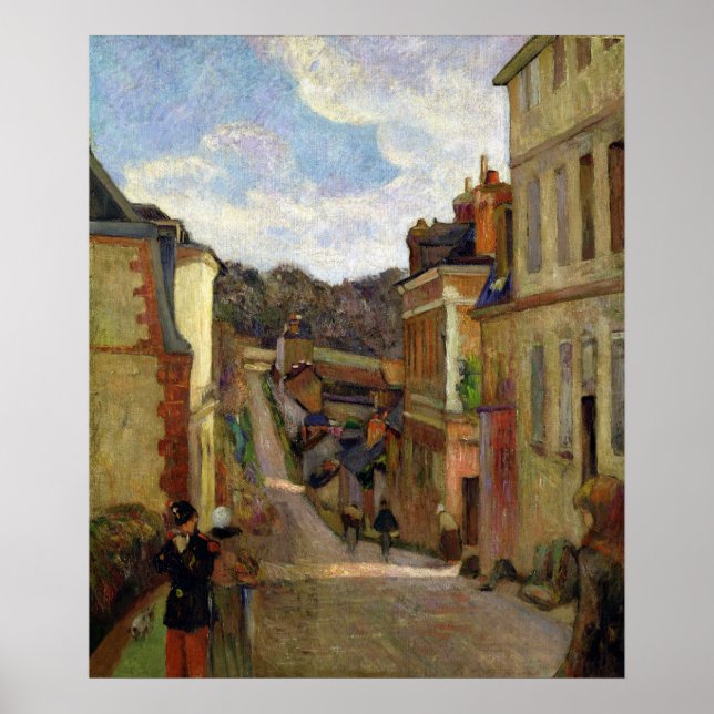 Paul Gauguin | A Suburban Street, 1884 Poster (Framsidan)