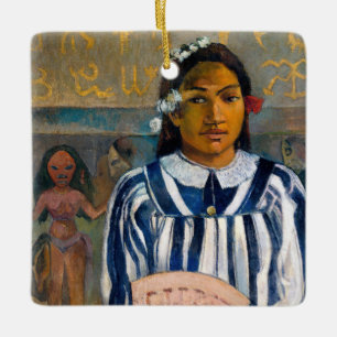 Paul Gauguin - Ancestors of Tehamana Julgransprydnad Keramik