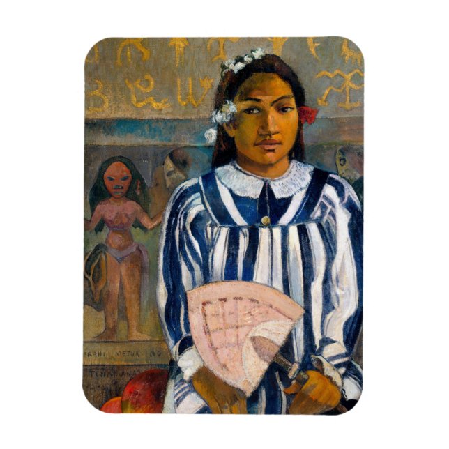 Paul Gauguin - Ancestors of Tehamana Magnet (Vertikal)