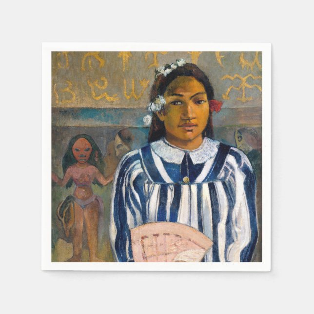 Paul Gauguin - Ancestors of Tehamana Pappersservett (Framsidan)