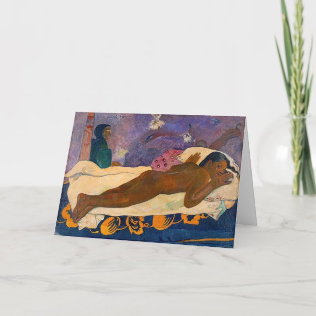 Paul Gauguin - Ande av det döda klockslaget Kort (Framsida)