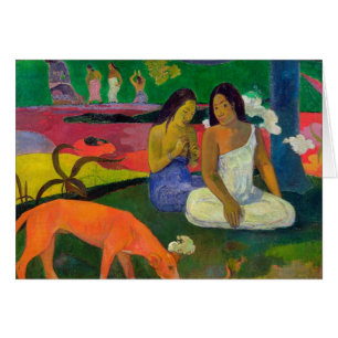 Paul Gauguin Arearea, 1892 Hälsningskort