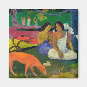 Paul Gauguin Arearea (den röda hunden), 1892 Magnet