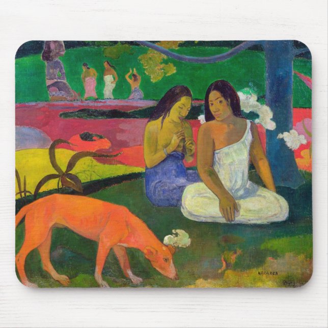 Paul Gauguin | Arearea (den röda hunden), 1892 Musmatta (Framsidan)