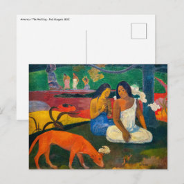 Paul Gauguin - Arearea / Den röda hunden Vykort