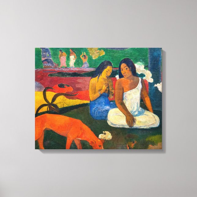 Paul Gauguin - Arearea / Red Hund Canvastryck (Framsida)