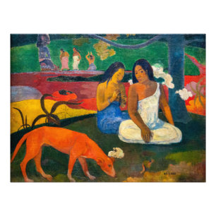 Paul Gauguin - Arearea / Red Hund Fototryck