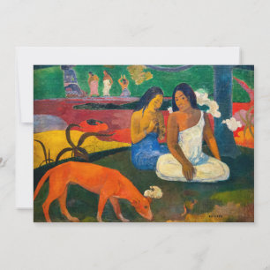 Paul Gauguin - Arearea / Red Hund Inbjudningar