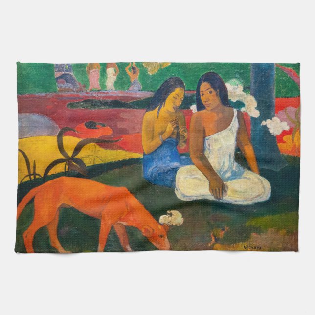 Paul Gauguin - Arearea / Red Hund Kökshandduk (Horisontell)