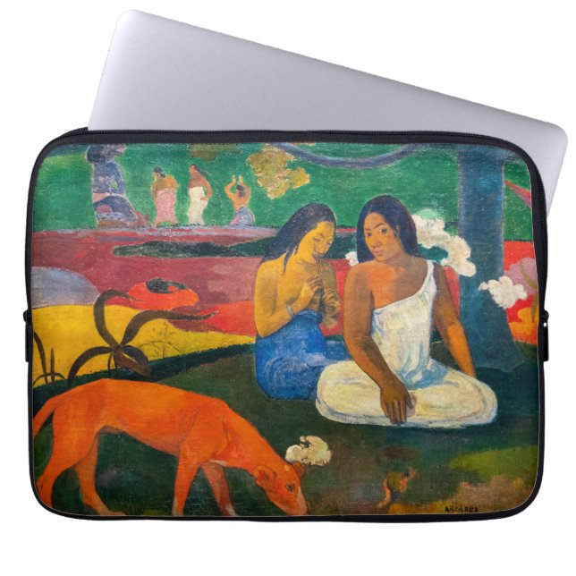 Paul Gauguin - Arearea / Red Hund Laptop Fodral (Framsidan)