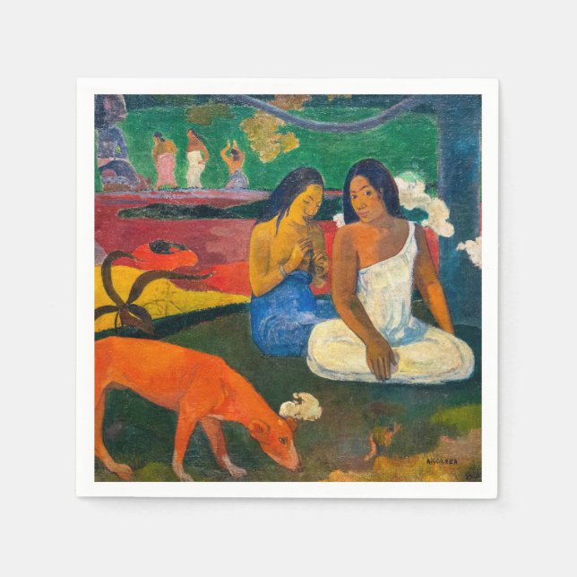 Paul Gauguin - Arearea / Red Hund Pappersservett (Framsidan)