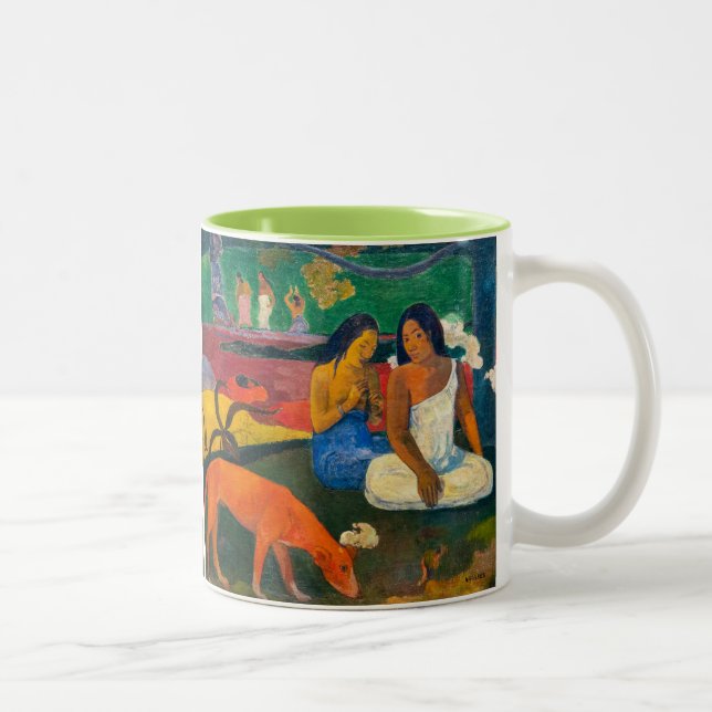 Paul Gauguin - Arearea / Red Hund Två-Tonad Mugg (Höger)