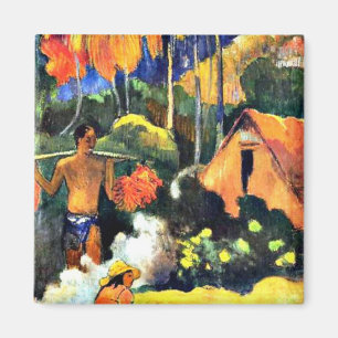 Paul Gauguin art: Tidpunkten för sanning II Magnet