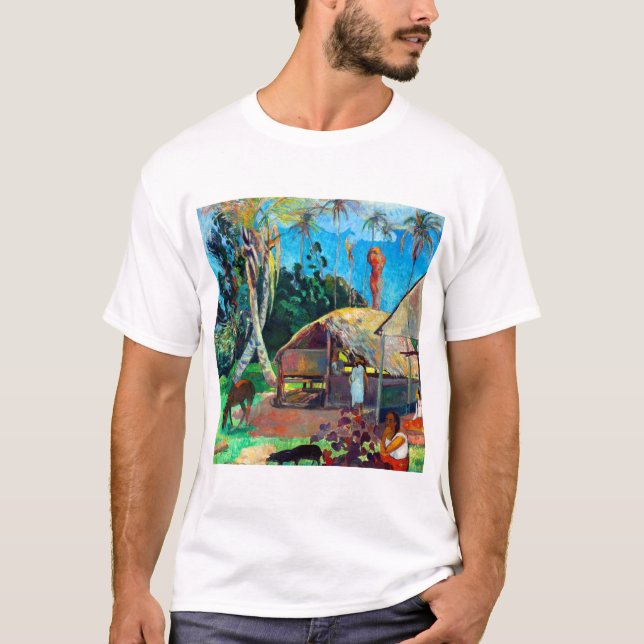 Paul Gauguin Black Grisar T Shirt (Framsida)