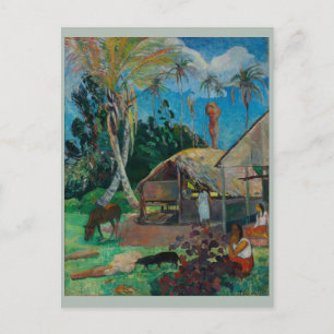 Paul Gauguin Black Grisar Vykort