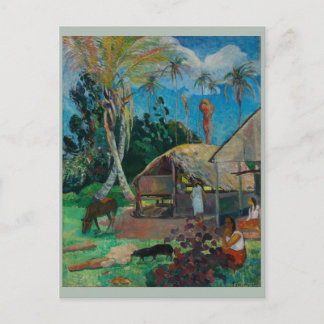 Paul Gauguin Black Grisar Vykort