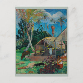 Paul Gauguin Black Grisar Vykort