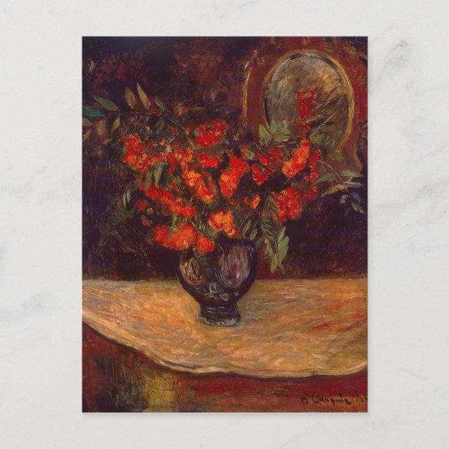 Paul Gauguin | Bouquet 1884 Vykort (Framsida)