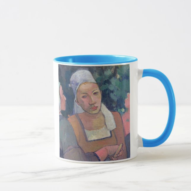 Paul Gauguin | Bretonbönder, 1894 (olja på canva Mugg (Höger)