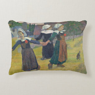Paul Gauguin Bretonflickor som dansar, Prydnadskudde