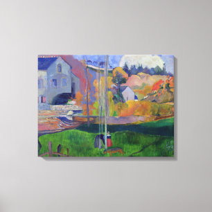 Paul Gauguin Brittany landskap: daviden mal, Canvastryck